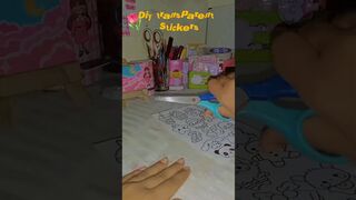 Transparent stickers ഉണ്ടാക്കിയാലോ ????✨ #kawaiidiy #diy #artandcraft #diymalayalam