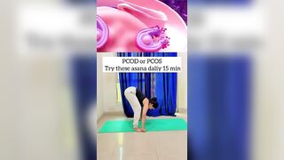 Yoga for Irregular Periods #yogaforpcod #yogaforperiods #ytviral #yogashorts