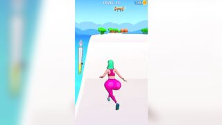 Twerk runs 3D games video Level 11 #games #3dgames #viralgame #funnygameplay #shortvideo