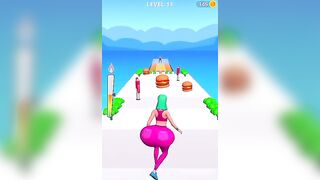 Twerk runs 3D games video Level 11 #games #3dgames #viralgame #funnygameplay #shortvideo