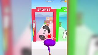 Twerk race 3d game play video ll Level 1-9 in one short video.#twerkrun #viralgame #funny #gameplay