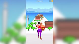 Twerk race 3d game play video ll Level 1-9 in one short video.#twerkrun #viralgame #funny #gameplay