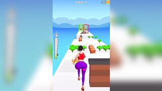 Twerk race 3d game play video ll Level 1-9 in one short video.#twerkrun #viralgame #funny #gameplay