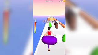 Twerk race 3d game play video ll Level 1-9 in one short video.#twerkrun #viralgame #funny #gameplay