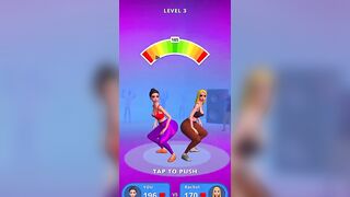 Twerk race 3d game play video ll Level 1-9 in one short video.#twerkrun #viralgame #funny #gameplay