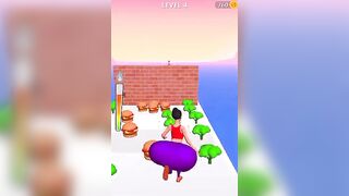 Twerk race 3d game play video ll Level 1-9 in one short video.#twerkrun #viralgame #funny #gameplay