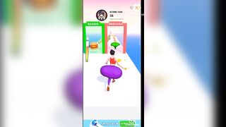 Twerk Race 3D | Fun Reverse #001 #fun #mobilegame #mobilelegends #shortsfeed #crush #shortvideo