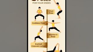 Yoga for knee pain ????improve movement and build strength