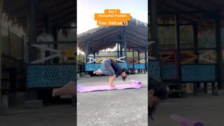 Yoga routine in Arunachal Pradesh#yogashorts#ytshorts