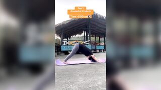 Yoga routine in Arunachal Pradesh#yogashorts#ytshorts