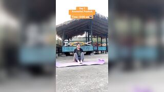 Yoga routine in Arunachal Pradesh#yogashorts#ytshorts