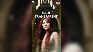 ????????Haul Transparent 4K in English #shorts #virelshorts