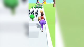 Twerk run 3D game #games #shorts