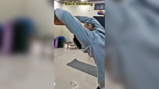 Advance back bending #yoga #exercise #yogaforlife #yoga #belensing #yoga exercise fitness all body