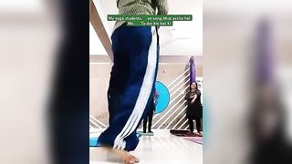 Tranding song pe dance practice uue Amma hay hay healthy yoga classes