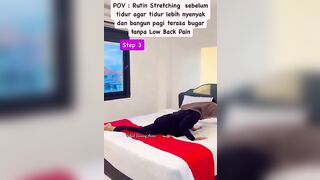 Rutin Stretching sebelum tidur #shorts