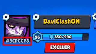 EXCLUI UMA CONTA de BRAWL STARS!!