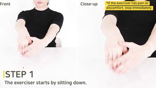 [Rehabilitation exercise] wrist stretching - Female