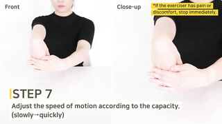 [Rehabilitation exercise] wrist stretching - Female