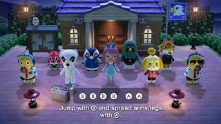 GROUP STRETCHING WITH APPLE, TEX & CHIEF - PART 102 | ANIMAL CROSSING: NEW HORIZONS (ACNH)