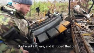 TRT World visits graveyard of Russian tanks destroyed by Ukraine