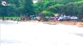 Beach in Sydney flooded by high tide | Natural Disaster 2022