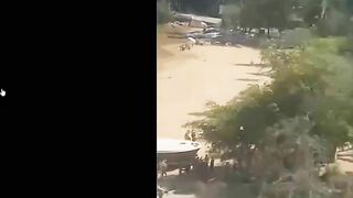 Shootout On Beach In Front Of Tourists In Acapulco @ playa Manzanillo