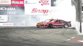 Jonathan Hurst Crash with Ryan Litteral at Formula Drift Long Beach