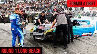 Matt Field Fredric Aasbo crash FD 2022 Long Beach R1