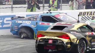 Matt Field Fredric Aasbo crash FD 2022 Long Beach R1