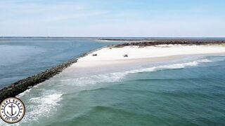 Barnegat Inlet Boats | Island Beach State Park - Drone Footage