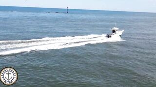 Barnegat Inlet Boats | Island Beach State Park - Drone Footage