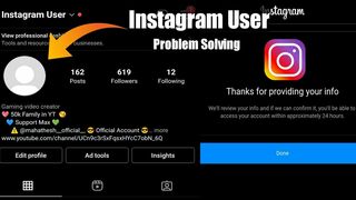 Instagram User !!! ???? Problem solved ???? within 24 hours u will Return your I'd ✨