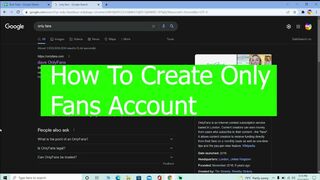 How to Create Only Fans Account | OnlyFans Sign Up (2022)