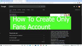 How to Create Only Fans Account | OnlyFans Sign Up (2022)