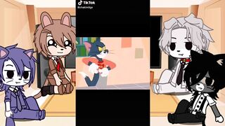 Tom and Jerry react to their Anime Version || part 2/2 || ⚠️BL/Boy's love TikTok videos fan arts ||