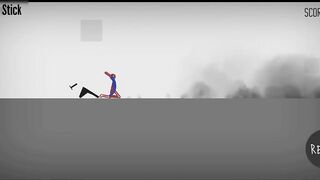 Best Falls | Stickman Dismounting funny moments #104