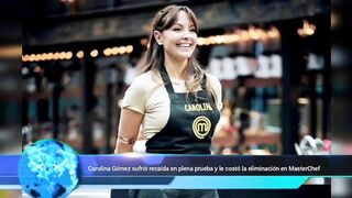 Carolina Gómez sufrió recaída en plena prueba y le costó la eliminación en MasterChef