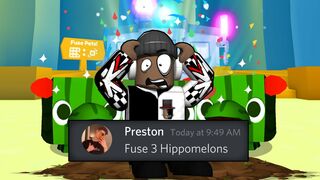 ????When Preston Says Fuse 3 Hippomelons in Pet Simulator X (Roblox)