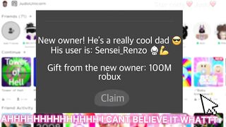 If my DAD owns ROBLOX????????????