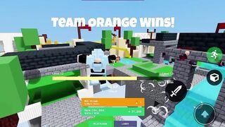 Poor Guy Blew Himself Up (Roblox BedWars)