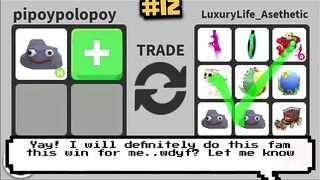 BIG WIN TRADES FOR NEON ROCK in Adopt me Rich Servers Roblox