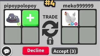 BIG WIN TRADES FOR NEON ROCK in Adopt me Rich Servers Roblox