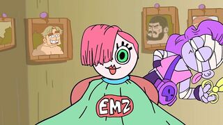 Brawl Stars Animation #93 - EMZ Hairdresser Vs. MOMMY LONG LEGS poppy playtime