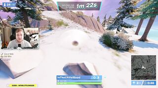 Klombo-sized Snow Mounds Location - Fortnite (Secret 10K XP Challenge)