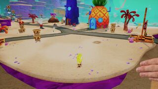 SpongeBob SquarePants: Battle For Bikini Bottom - Rehydrated out of bounds bug