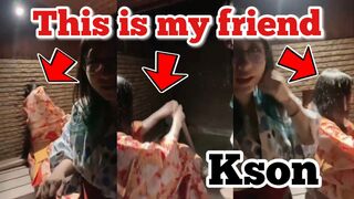 Kson does stream in onsen with her friend!　【Kson Onair】