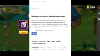 How to Solve Instagram Account Disabled Problem | Fix Instagram User issue | 100℅ Problem Solved