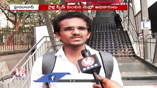 Public Show Interest To Travel In Metro Train  | Hyderabad | V6 News