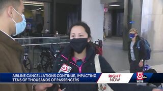 Air travel nightmare continues for people in Boston, across United States